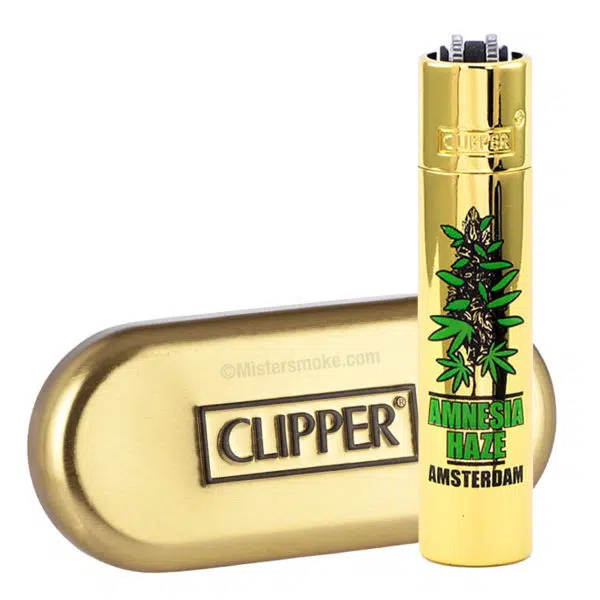 clipper feuerzeug amnesia gold