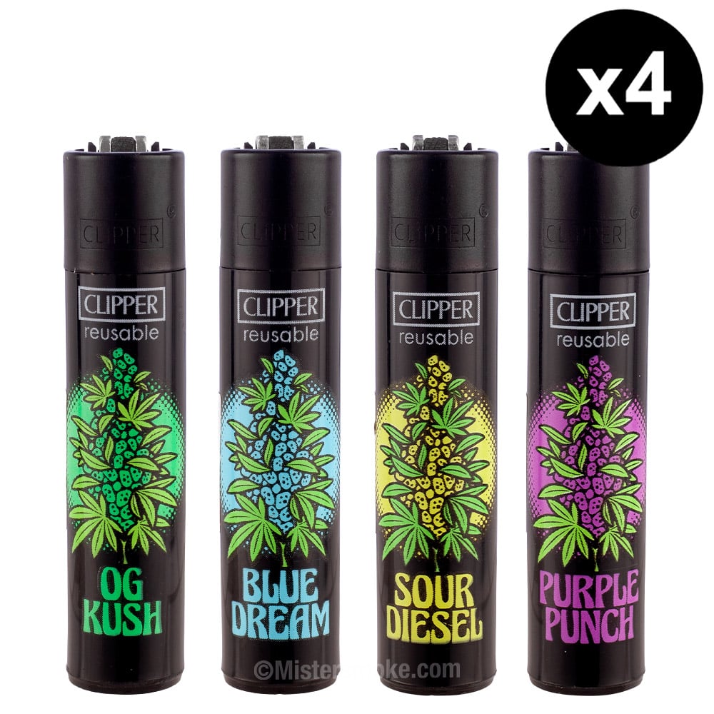 Clipper Shisha - Lot de 4 briquets au style original - Mistersmoke