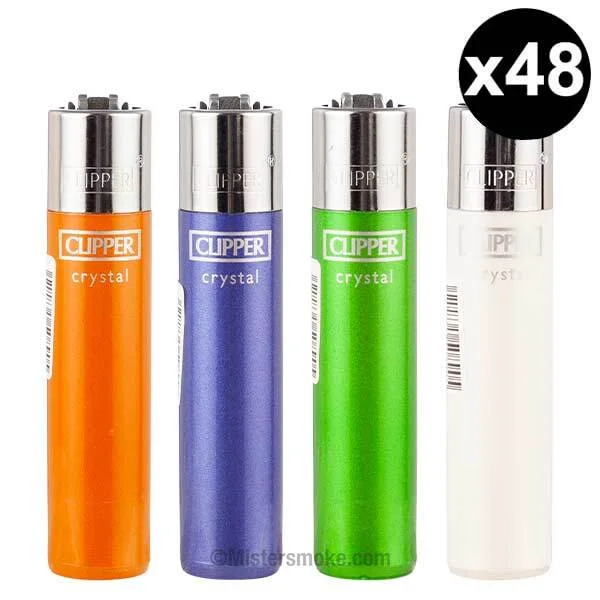 clipper briquet modèle crystal rainbow - format économique