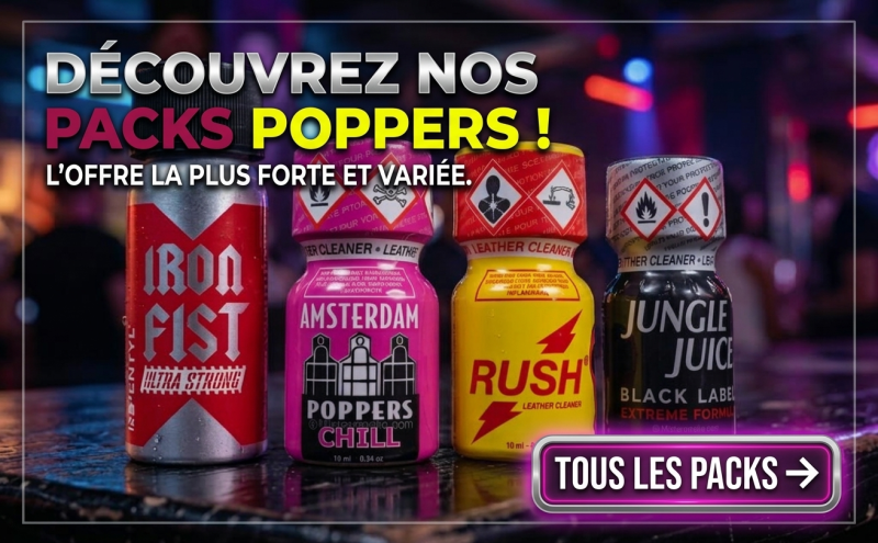 achat poppers en pack - lot économique