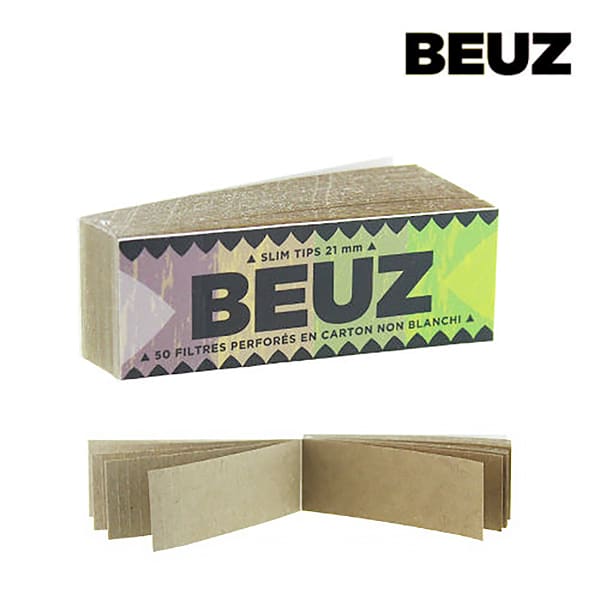 Filtres tips carton BEUZ Brown, Filtres carton