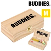 Boite fumeur taille M - boite en bois pour ranger ses accessoires pour rouler ses cigarettes et ses joints.