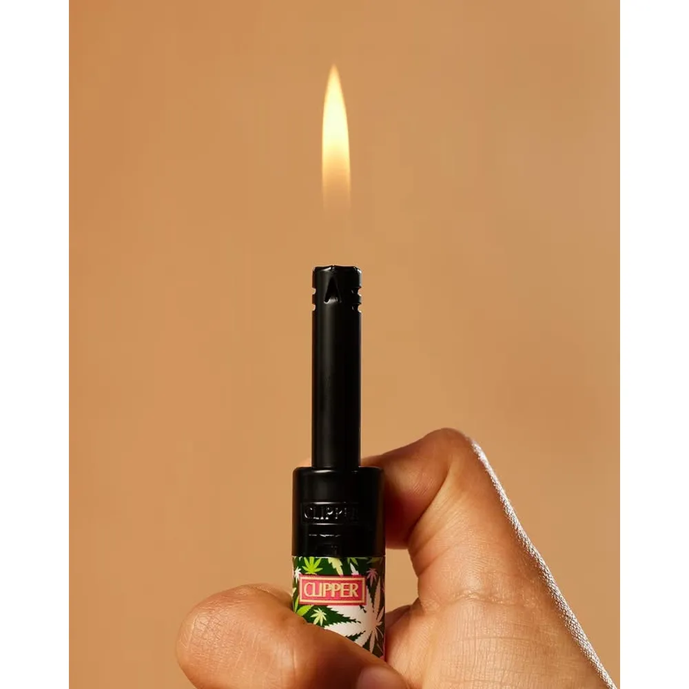 flamme du briquet clipper minitube