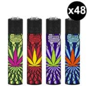 briquet clipper hypnotic leaves