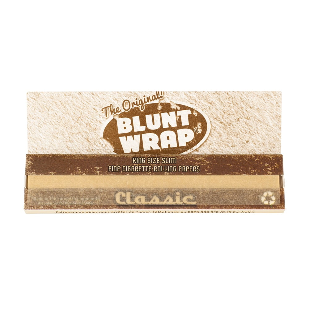 Carnet feuille a rouler blunt wrap classic unbleached - 0,90€