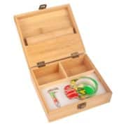 raucherbox aus holz mit zubehör 420 rasta