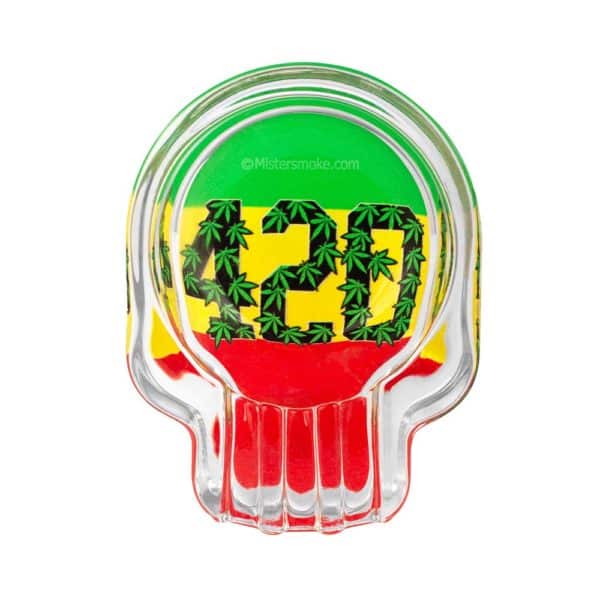 boite fumeur en bois avec accessoires 420 rasta