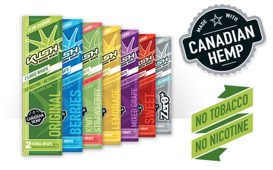 blunt wrap Kush au chanvre