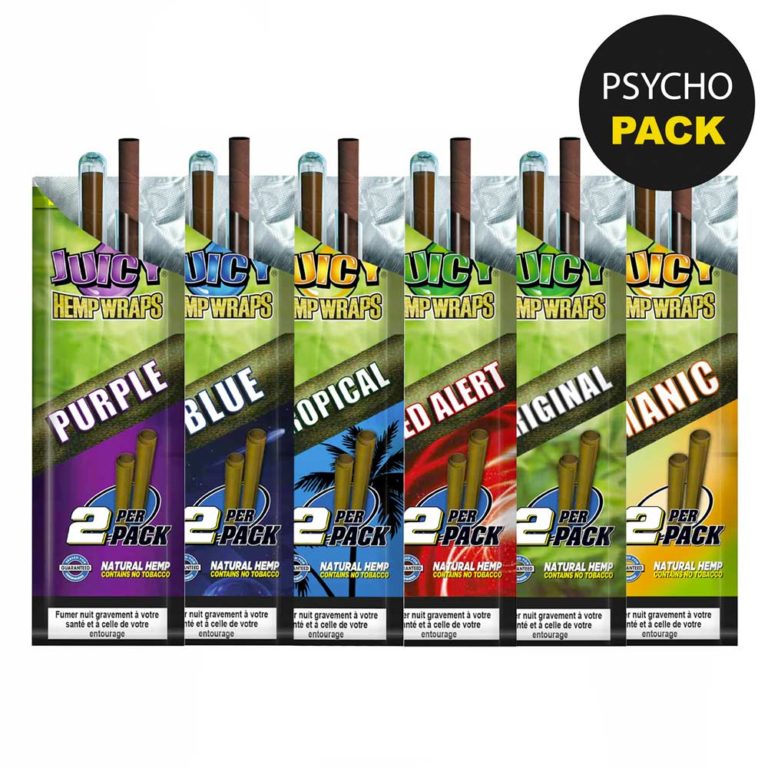 Pack de blunts Blunt naturel aromatisé Juicy Hemp