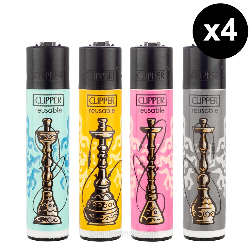 Clipper Shisha - Lot de 4 briquets au style original - Mistersmoke