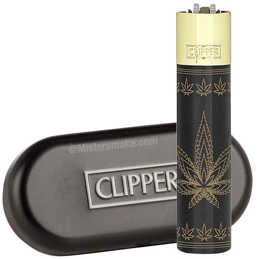 Briquet clipper jaune et vert à personnaliser avec votre prénom