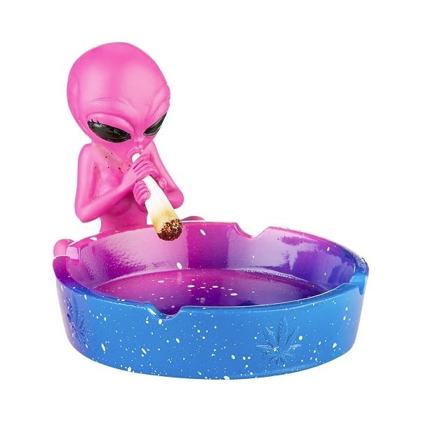 cendrier alien smoke blue-pink