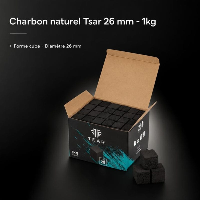AAA - Charbon naturel Tsar 26 mm - 1kg - image-1