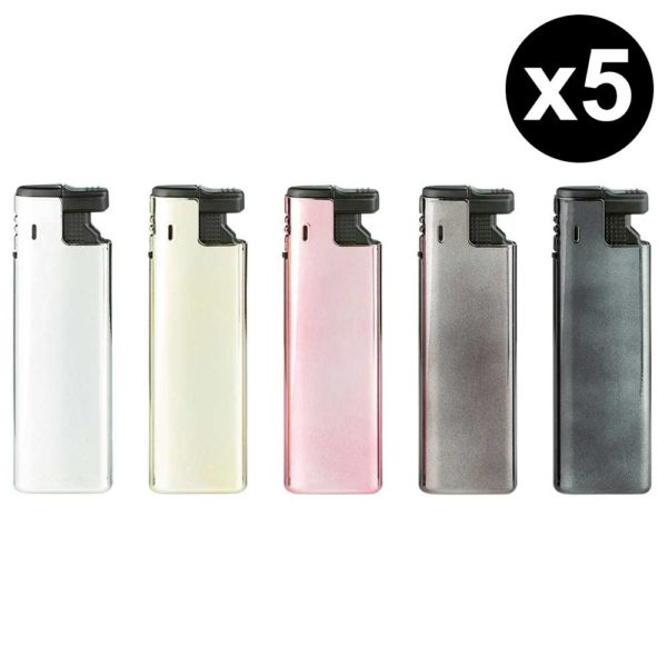 briquet jet turbo metal case
