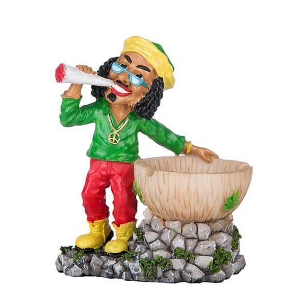 resin ashtray rasta smoke