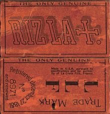 Booklet rizla old cross