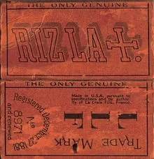carnet rizla croix ancien