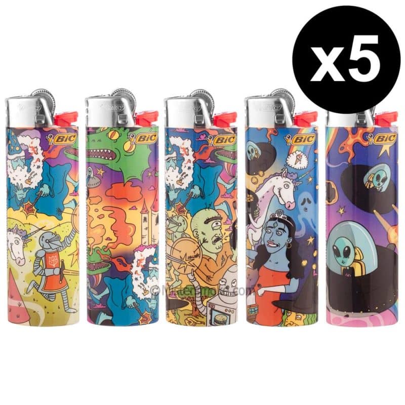 briquet bic cartoon