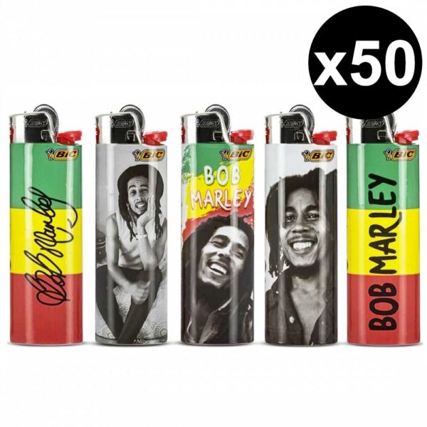 lighter bic bob marley 21