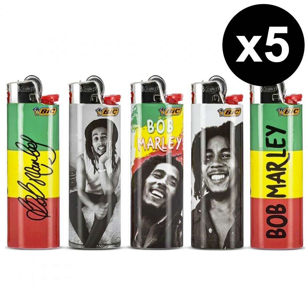 Briquet BIC Bob Marley 21 x5, Briquets