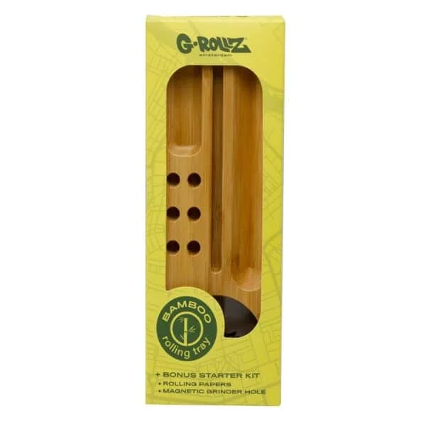 petit plateau fumeur bamboo g rollz