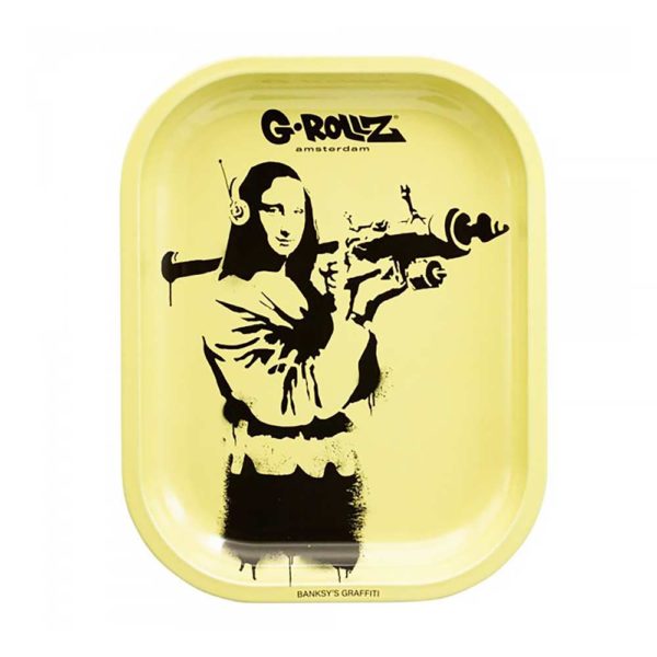 banksy&#039;s mona launcher tray