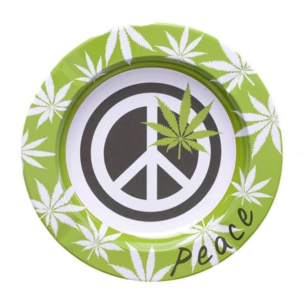 cendrier peace and leaf 14 cm