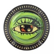 cendrier metal original design cannabis oeil - fire flow