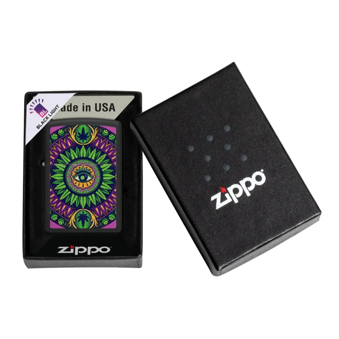 Zippo original phosphorescent, livré dans un coffret cadeau