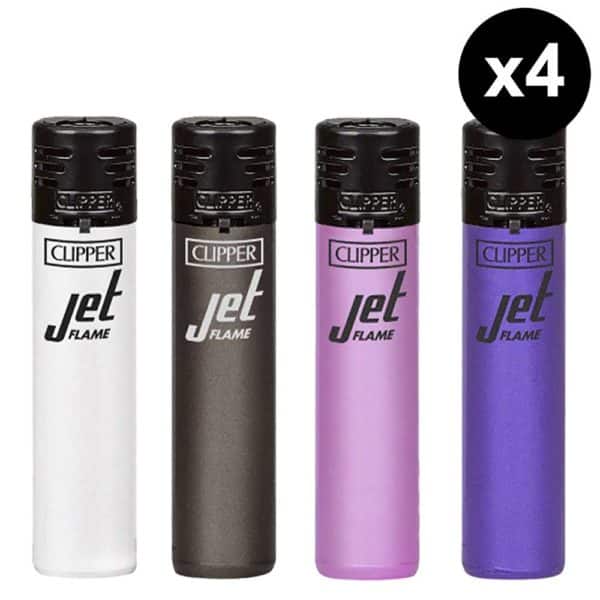 briquet clipper jet flame crystal