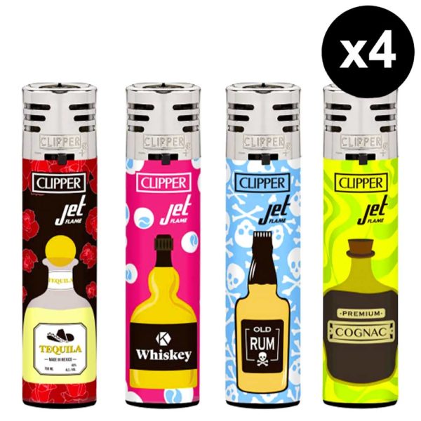 briquet clipper jet flame drink and life