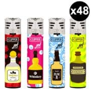 briquet clipper jet flame drink and life