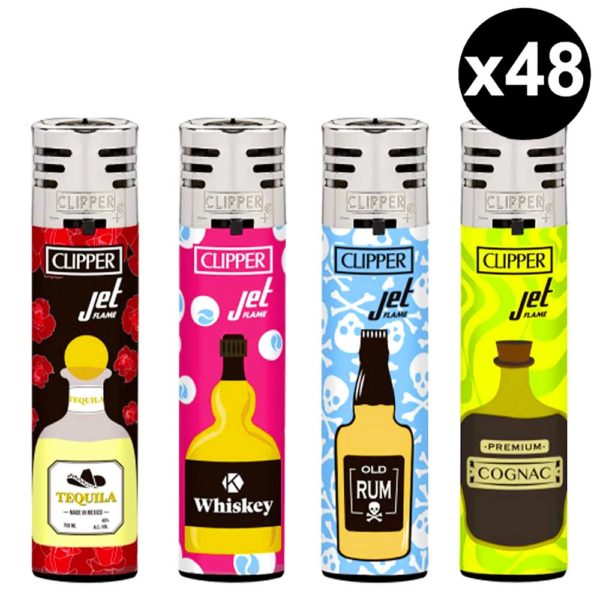 briquet clipper jet flame drink and life