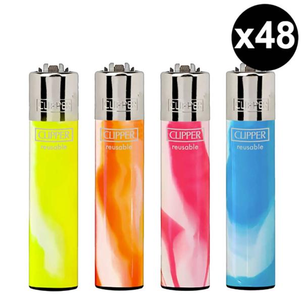 briquet clipper mini fluo nebula