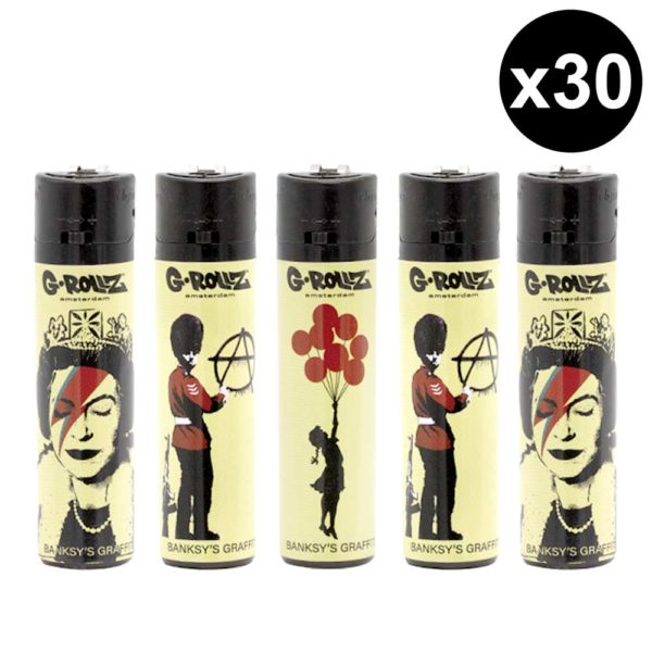 briquet g rollz banksy graffiti queen
