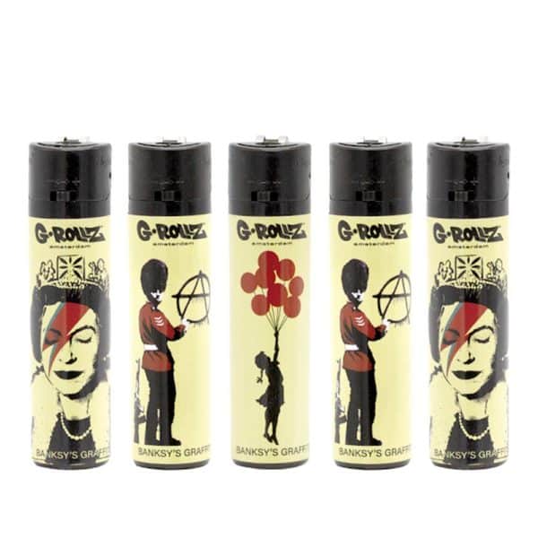 briquet g rollz banksy graffiti queen