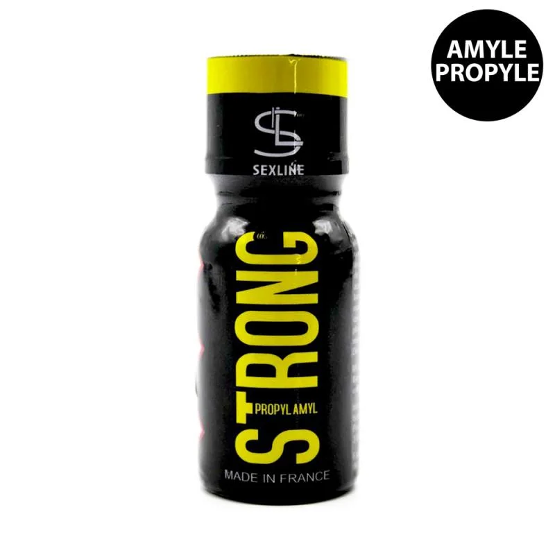 Poppers Strong Amyl Propyl Sexline 15ml - Mélange unique des deux nitrites