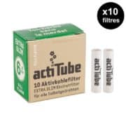 ACTITUBE 400 filters Regular with active Carbon-based compounds of 8mm  diameter. 10 boxes 40 filters.