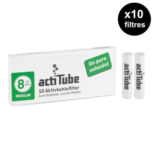 filtres charbon actif actitube 8 mm