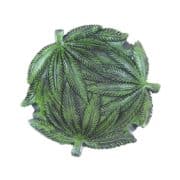 cendrier résine green leaf
