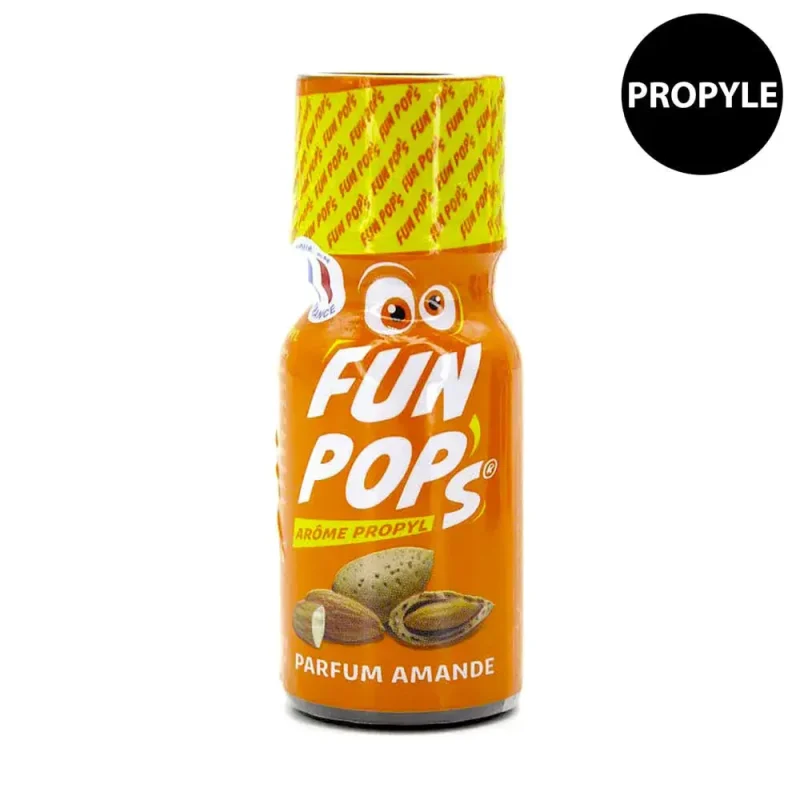 Poppers propyl Fun Pop&#039;s Amande - 15 ml - poppers rapide propyle avec parfum d&#039;amande