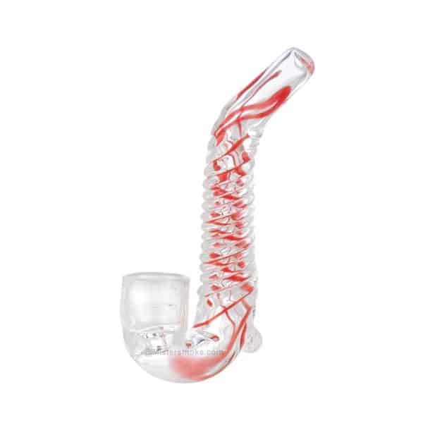 mini pipe en verre torsadée