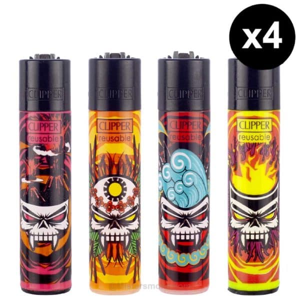 briquet clipper summer skulls