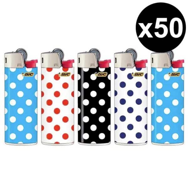 briquet bic mini pois