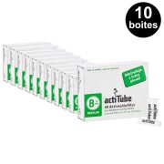 ACTITUBE 400 filters Regular with active Carbon-based compounds of 8mm  diameter. 10 boxes 40 filters.