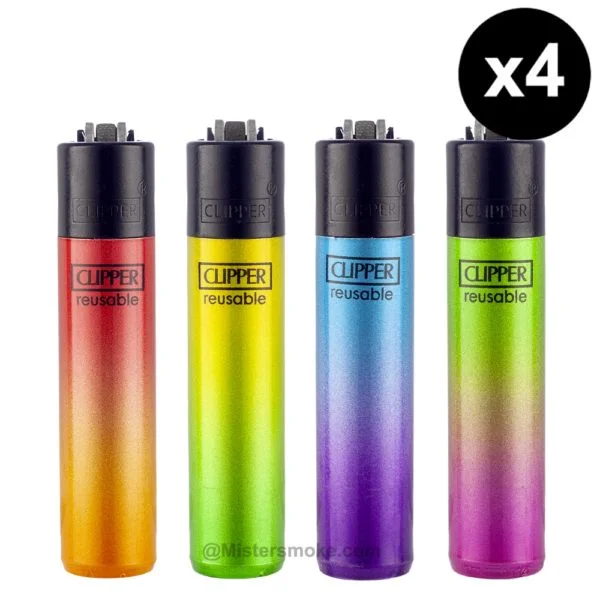 briquet clipper crystal gradient