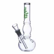 mini bang en verre green leaf