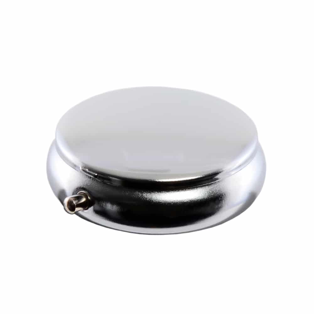 Cendrier de poche Atomic chrome - 5 cm, Cendriers