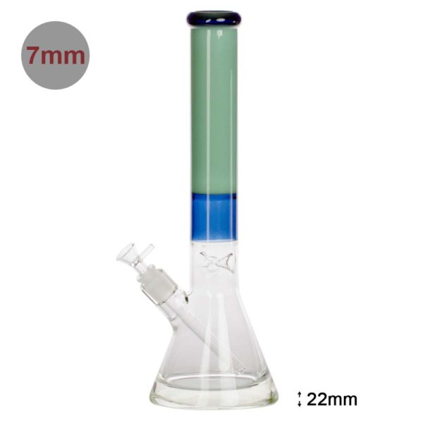 Pipe à Eau En Verre épais - Narguilé Filtrant Pour Fumeurs - Design Compact 175mm - Filtre Goudron Et Nicotine - Cadeau Original