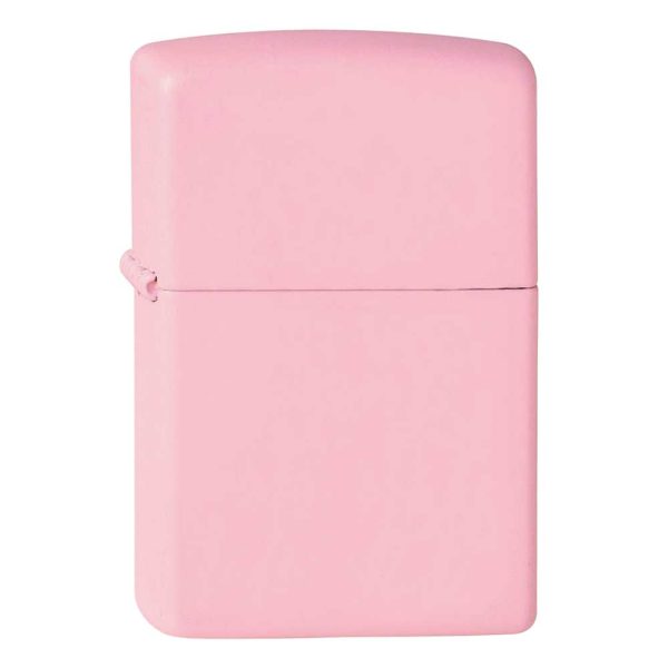 zippo lighter pink matt